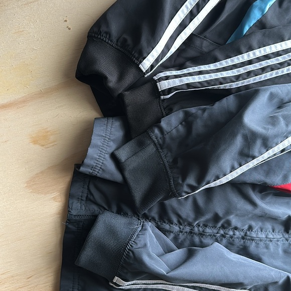 Set of 2 Adidas jackets size 7 windbreaker light coat bundle - Picture 5 of 6